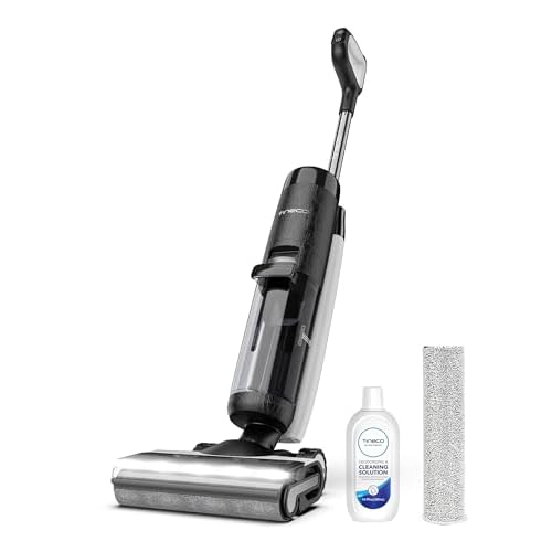 Tineco Floor One S7 FlashDry Nettoyeur de Sol Intelligent sans Fil, Aspirateur Sec et Humide, Longue Autonomie, Auto-nettoyant, Séchage FlashDry à air Chaud à 70°C, Nettoyage des Angles des 2 côtés