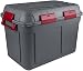 Produktbild Sunware Q-Line wasserdichte Aufbewahrungsbox - 160 Liter - 790x545x545mm - Anthrazit/Rot