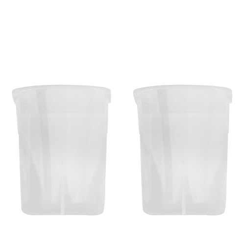 JCBIZ 2PCS Electric Pressure Cooker Water Reservoir Transparent Plastic Rice Cooker Catch Cup Water Reservoir Replacement 2.95x2.44in Original Condensate Collection Cup