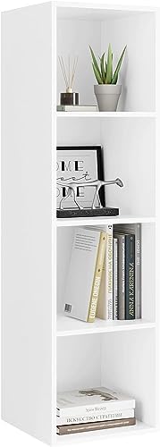 FirFurd Libreria a 9 cubi con 5 Porte, Armadietto Libreria 3 Ripiani