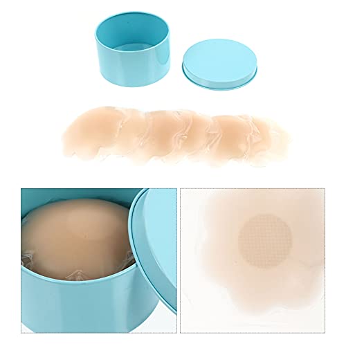 EXCEART 8 Stuks Vrouwen Tepel Pasteitjes Siliconen Onzichtbare Borst Cover Stickers Dames Anti Bump Tepel Cover Met Doos… - Image 6