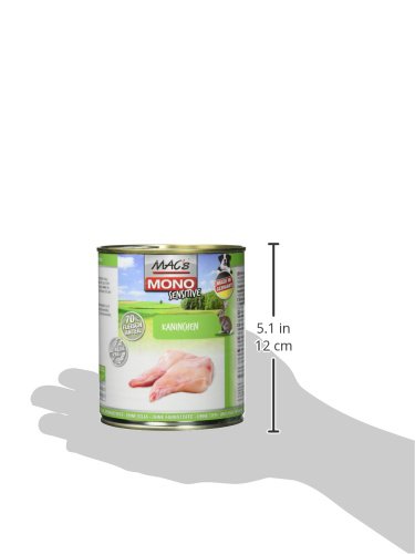 Mac's Mono Sensitive Kaninchen, 6er Pack (6 x 800 g)