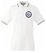 Mod Scooter miroirs pour Homme Contraste Polo T-Shirt - Blanc - X-Large