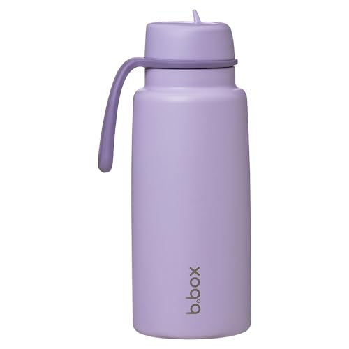 b.box Borraccia 1 Litro Termica | Coperchio Scorrevole | Borraccia Acciaio Inossidabile a Triplo Strato | Mantiene le Bevande Fredde fino a 46 ore | 1L