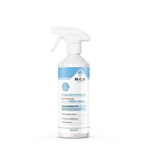 M.C.S MCS Industrial-Peróxido de hidrógeno 3%, 500 ml