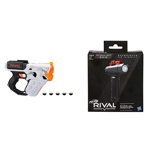 Nerf Rival Heracles XIX-500 Blaster with Nerf Rival Flashlight Grip
