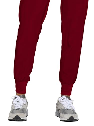 Image of COZYFIT Womens Scrub Pants - Soft Stretch Yoga Style with 5 Pockets, Slim Fit Jogger Scrubs Pants for Women