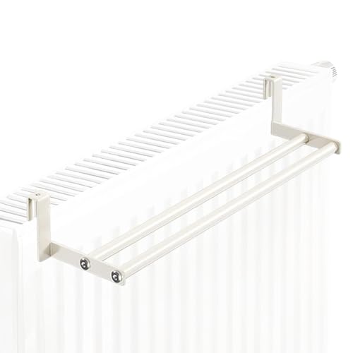 Générique Etendoir Linge Mural, Etendoir Radiateur, 2 Barres Porte Serviette Radiateur, Aucun PerçAge Radiateur Soufflant Porte Serviette, Seche Linge Mural...