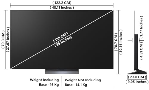Image of LG 139 cm (55 Inches) OLED evo C5 AI Series 4K Ultra HD (3840 x 2160) Smart webOS OLED TV OLED55C56LA