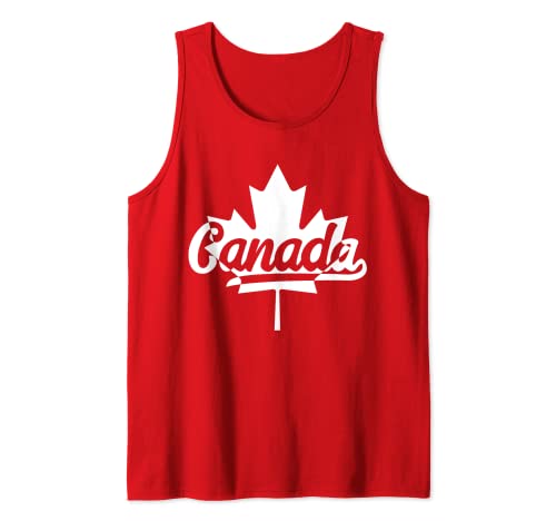 Canada Maple Leaf Proud Canadian Flag Camiseta sin Mangas