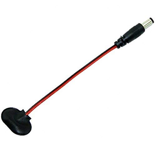 SP Electron Pack of 5 Pcs 9V Battery Snap Connector to DC Power Adapter Suitable for School & College Project Work