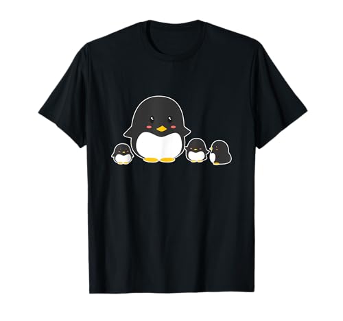 Pingüino familia pingüino camiseta