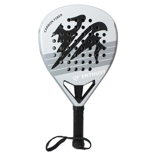 Padel Racket, Carbon Fiber Surface Padel Racquet,...
