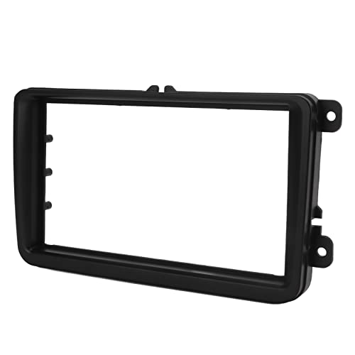 Placa frontal de rádio 2 peças de áudio rádio painel de substituição para Octavia 2007+ para carro