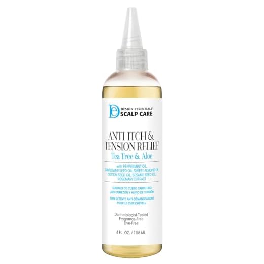 Design Essentials Scalp & Skin Care Anti-itch & Tension Relief, Tea Tree & Aloe, 4 Oz