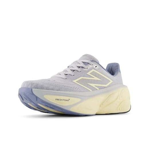 Tênis New Balance Fresh Foam X More V5 Feminino - LILAS - 35 (Cinza pérola/chuveiro crepúsculo/cálcio, BR, Adulto, Numérico, 36)