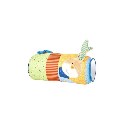 sigikid, Mädchen und Jungen, Krabbelrolle Hase, PlayQ, Mehrfarbig, 40609
