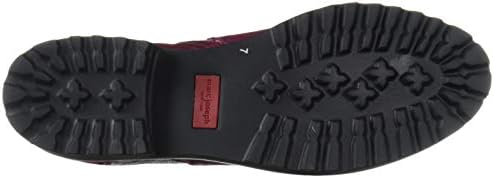 Marc Joseph New York Women's Genuine Leather Luxury EVA Lightweight Wingtip Boot Ankle, Merlot Mini grainy/Nubuck, 5 M US | Image 3