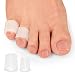 Sumifun Gel Toe Protector, Open Toe Sleeves for Bunions, (6PCS Thin+6PCS Thick) Pinky Silicone Toe Protectors for Corns, Hammer Toes, Toenails Loss, Friction Pain Relief
