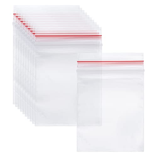 PandaHall- Lot de 200 Sachets Zip Plastique Transparent 7x5cm Mini Sachet Zip Sac de Rangement à Fermeture éclair refermable pour Bijoux, Bonbons