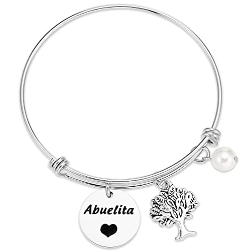 Abuelita Gifts Bracelet for Women in Spanish Jewelry Abuela Present Best Abuelita ever Bracelets Abuelita Bracelet