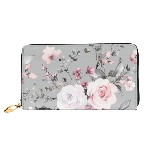 Portefeuille avec fermeture éclair et motif floral : l'accessoire idéal de vos sorties en ville