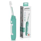 petsie Dog Toothbrush | Innovative Eletrolytic Technology | Improves Oral Health & Reduces Bad Breath | No Vibrations & Silent Teeth Cleaning Brush | No Toothpaste Needed | Dog Teeth Cleaning Kit