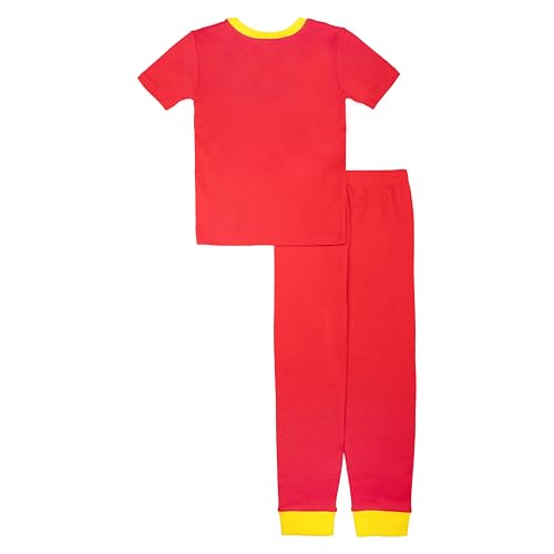 Image of Marvel Boys' 2-piece Snug-fit Cotton Matching Holiday Pajama Set, Soft & Cute for Kids
