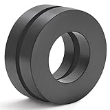 Large Magnet - Grade 10 Big Magnets Heavy Duty, OD60 x ID32 x 10mm Strong Round Magnets for Industry Science, School (2)