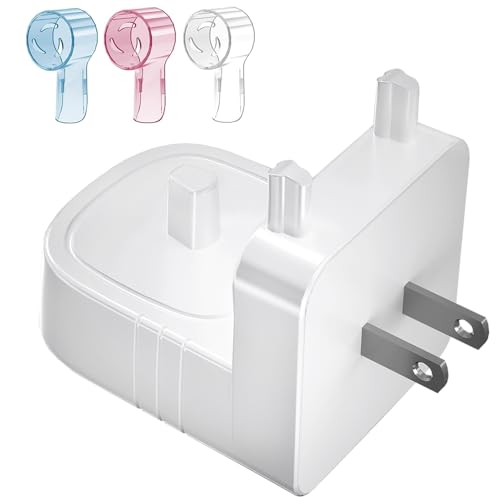 Wireless Wall Charger Replacement for Oral B IO 4 5 6 Electric Toothbrush for Genius 8000/9000 Pro 1000/2000/3000/5000 IPX7 Waterproof Charging Base Type 3757 Charger for Oral B Braun