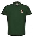 Großbritannien, Great Britain Länder Besticktes Polohemd Poloshirt Polo Geschenkidee -N303Grün