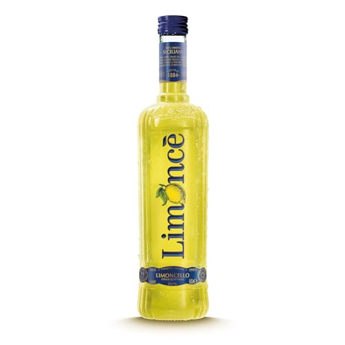 Limoncé, Limoncello Naturale da Limoni Siciliani 100%, Senza Coloranti e Senza Aromi Artificiali - Bottiglia da 500 ml