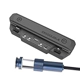 Acoustic Guitar-Pickup Authentic-Clear High-fidelity Stable Long - Lasting,X2 Double X0 pickup,BLACK