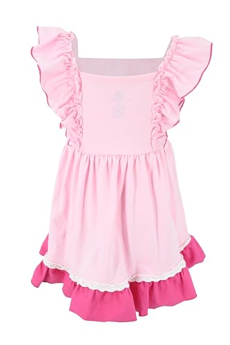 Image of Unique Baby Girls Smocked Holiday Dress for Big Kids and Toddler Outfit Clothes with Embroidery