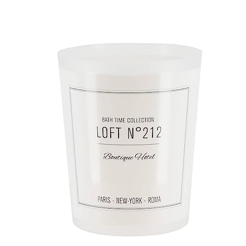 TENDANCE Poubelle de salle de bain 5L déco Néo rétro Blanc