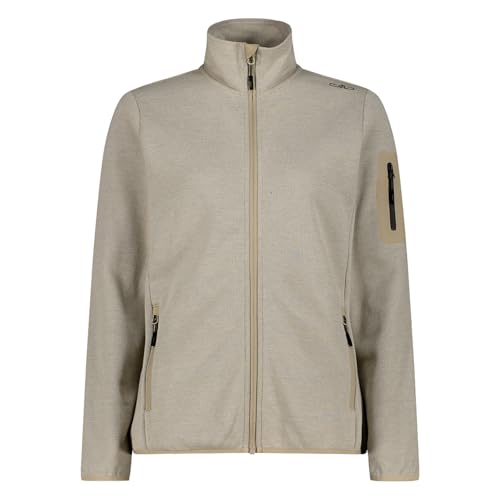 CMP Damen Midlayerjacke Fleecejacke, Farbe:Beige, Artikel:-00PT...