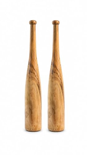 Image of Missile Mugdar Wooden Indian Exercise Mugdar, Unique Sports (5 KG Pair)
