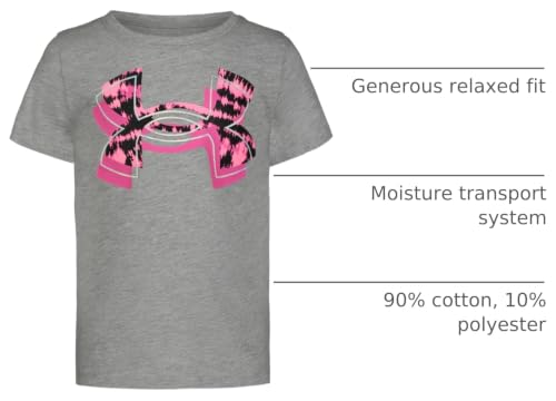 Image of Under Armour Girls Girls Short Sleeve Shirt, Crewneck, Lightweight and Breathable Athletic-t-Shirts