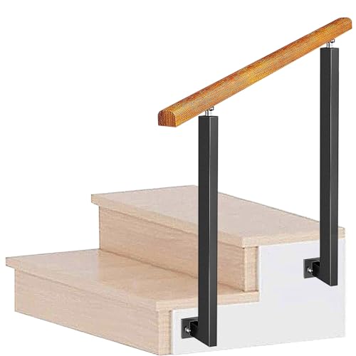 Rampe d'escalier extérieure ajustable pour sécuriser les marches en béton - 2