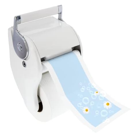 AFZ Innovation Toilettenpapierhalter mit Befeuchtungsfunktion, Befeuchter für feuchtes oder trocknes Klopapier inkl. Nachfüllpack Kamille Cover
