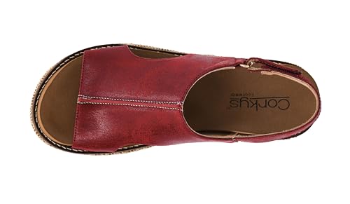 Image of Corkys Footwear Volta Wedge - Chic Elegance Meets All-Year Comfort with a 2-Inch Cork Heel and Marshmallow Insole for Stylish Everyday Wear and All-Day Comfort