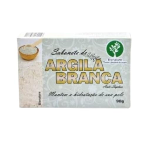 BIONATURE SABONETE BARRA ARGILA BRANCA 90G