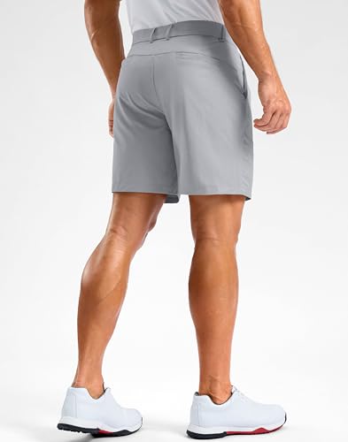 Image of Soothfeel Men's Casual Shorts 5 /7 /9 Inch Golf Dress Shorts for Men Flat Front Work Lightweight Quick Dry with 4 Pockets