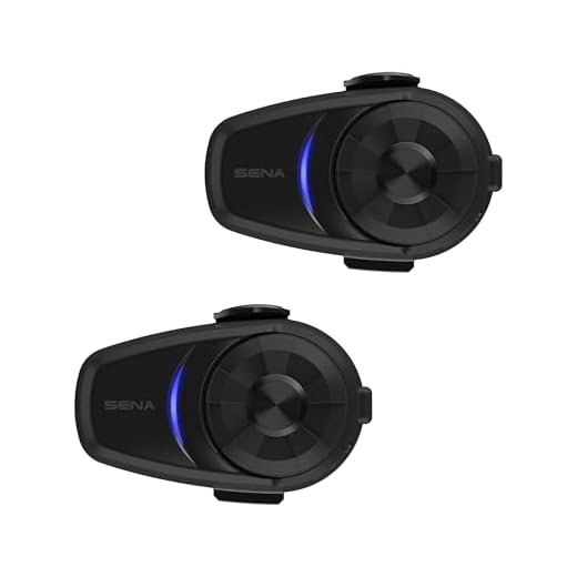 Sena 10S Motorcycle Bluetooth Headset Communication System, Dual Pack