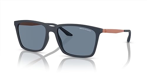Image of Armani Exchange mens Ax4138s Rectangular Sunglasses