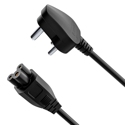 Image of Portronics Konnect G3 350W Laptop Power Cable, 3 Pin Type Connector, 350W Max Load Capacity, 1.2M Length(Black)