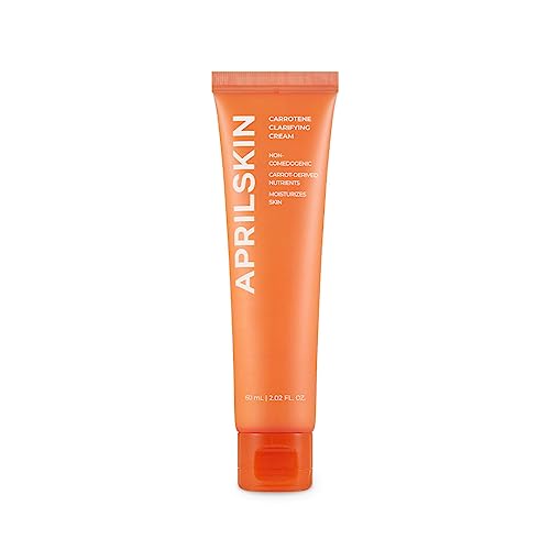 Aprilskin Carrotene Clarifying Cream | Oily, sensitive, blemish-pron skin| Removes blemishes, balancing & skin protecting with M-Peptide | 2.02 oz | No sulfates and artificial fragrance