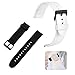 2 Pezzi Cinturini di Ricambio per Orologi in Gomma Premium Cinturino Watch Straps 20mm Ricambio Sgancio Rapido Cinghia Orologio Cinturino di Ricambio in Gomma Compatibile con Smartwatch Huawei Band 2
