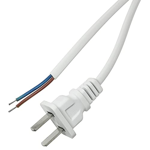 E-Outstanding Foot Pedal Push Switch Round Button Inline Lamp Light On-Off Control Footswitch With 1.8M Cable And Wire Plug, White #TOP3