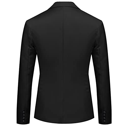 ZYXTIM Men's Smart Casual Blazer Long Sleeve Regular Fit Slim Classic Business Work Jackets Big&Tall Fashion Sports Coats2